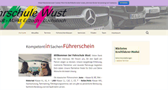 Desktop Screenshot of fahrschule-wust.de